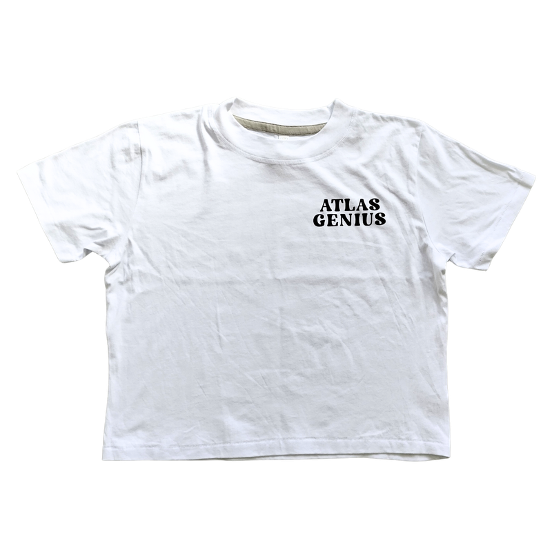 Women's Fit Black Globe Genius Crop T-Shirt