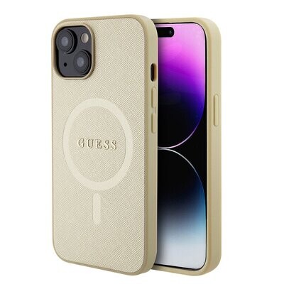 Guess iPhone 15 Hardcase - Saffiano