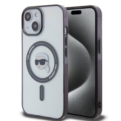 Karl Lagerfeld iPhone 15 Hardcase | MagSafe Compatible | Phonecase.nl