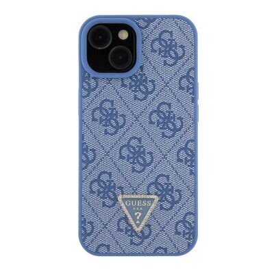 Guess iPhone 15 Hardcase 4G Triangle Strass | Stylish Protection | Phonecase.nl