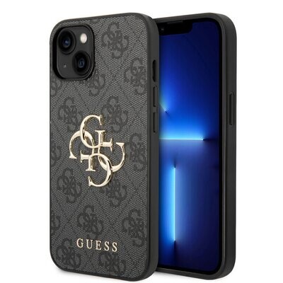 Guess iPhone 15 TPU Hardcase - 4G - Big Metal Logo