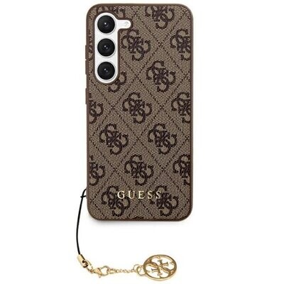 Guess Galaxy S24 Plus Achtercover case - 4G bedel - Bruin