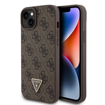 Guess iPhone 15 Plus Hardcase - 4G Triangle - Strass