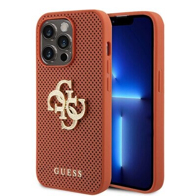 Guess iPhone 15 Pro Back cover case - Perforated 4G - glitter