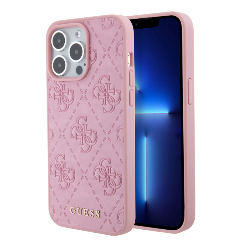 Guess iPhone 15 Pro Back cover case - Quilted 4G classic