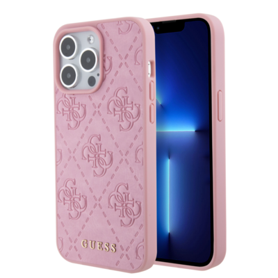 Guess iPhone 15 Pro Back cover case - Quilted 4G classic
