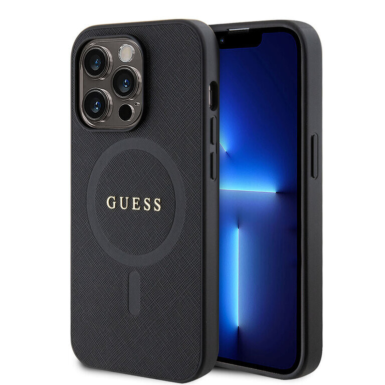 Guess iPhone 15 Pro Hardcase - Saffiano