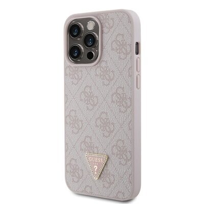 Guess iPhone 15 Pro Max Hardcase - 4G Triangle - Strass