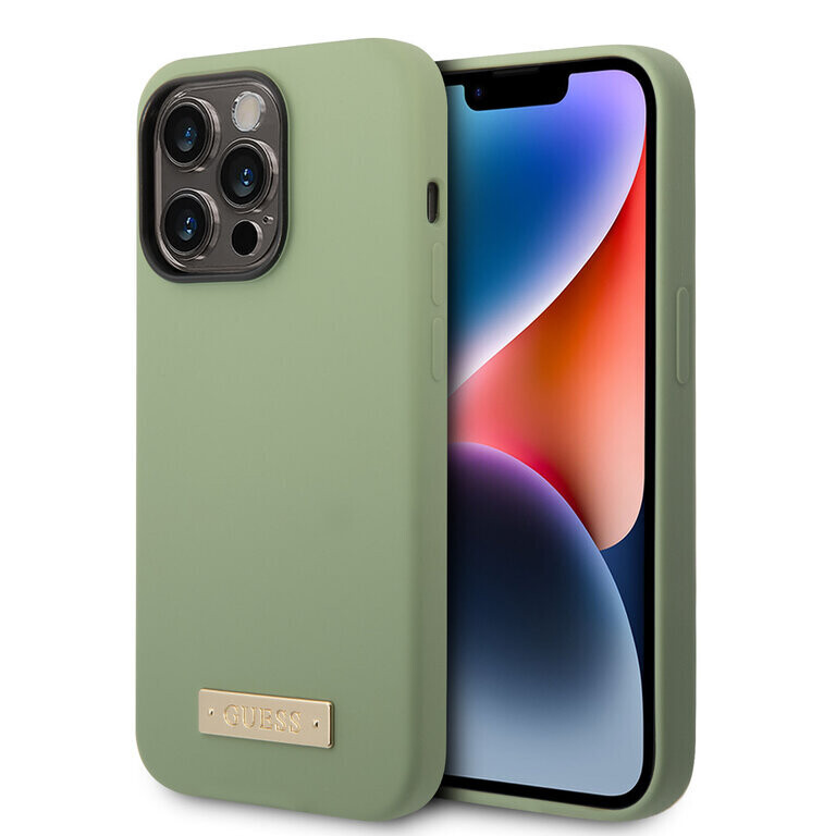 Guess iPhone 14 Pro Max Back cover case - - Kaki