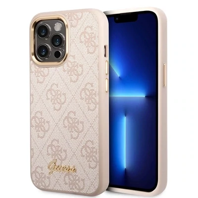 Guess iPhone 14 Pro Hardcase Backcover - 4G - Metal Buttons &amp; Camera | Phonecase.nl