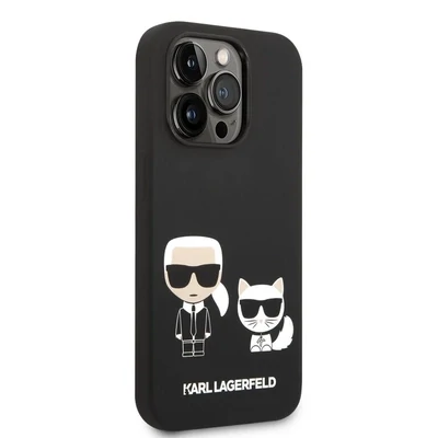 Karl Lagerfeld iPhone 14 Pro Back cover case - - Black