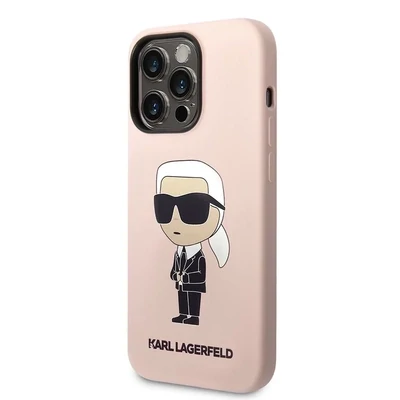 Karl Lagerfeld iPhone 14 Pro Hardcase Back Cover - Ikonik NFT Karl - Magsafe Compatible | Phonecase.nl
