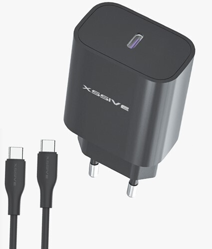 Xssive 25W PD3.0 Super Fast Charger with C-C Cable XSS-AC66NB - Black
