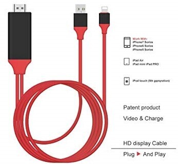 Xssive 2 in 1 HDTV Cable for iPhone - 2m HD01