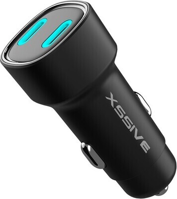 Xssive 40w PD Fast Car Charger XSS-CC42 - Black