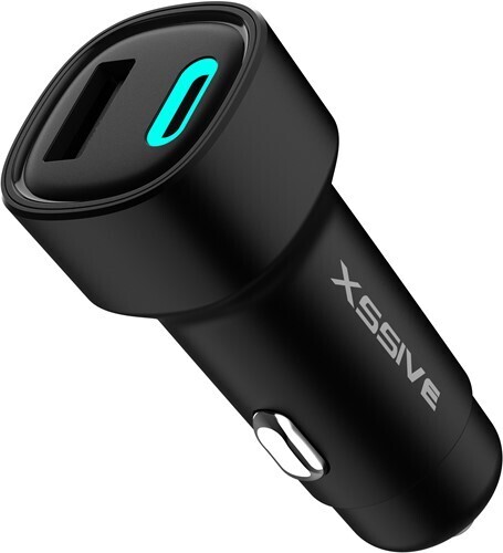 Xssive 48W PD+QC3.0 Fast Car Charger XSS-CC40 - Black