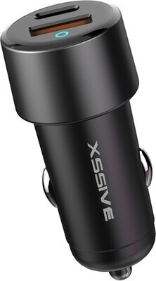 Xssive 85W PD+QC3.0 Fast Car Charger XSS-CC45 - Black