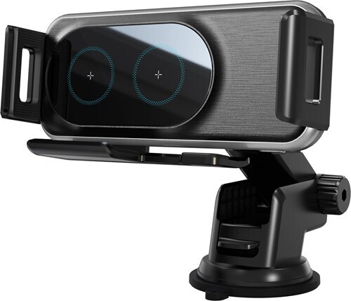 Xssive Auto Clamping Mount Holder with Wireless Charger 15W XSS-CH103