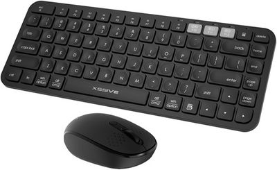 Xssive Bluetooth Wireless Keyboard &amp; Mouse Combo QWERTY - XSS-KMSET3