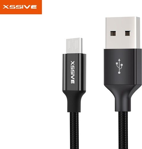 Xssive Braided USB Micro Cable 2m