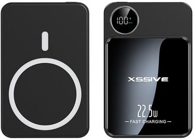 Xssive Magnetic Wireless Powerbank incl. Cable 5000mAh XSS-PB35B