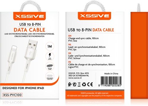 Xssive Micro USB Cable XSS-PVC100M - White