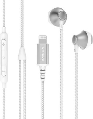 Xssive Stereo Lightning Headphones MFI XSS-EPMFI01- White
