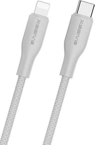 Xssive TPE Braided Cable 27W USB-C to 8-Pin 30cm XSS-TPEBR30CL - White