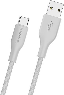 Xssive TPE Braided Cable Type-C 30cm XSS-TPEBR30C - White