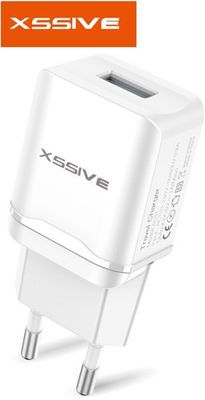 Xssive Travel Charger 1A with 8-Pin Cable (for iPhone) XSS-AC52L - White