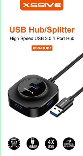 Xssive USB-hub/splitter XSS-HUB1