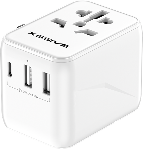 Xssive Worldwide Adapter XSS-TR3W - White