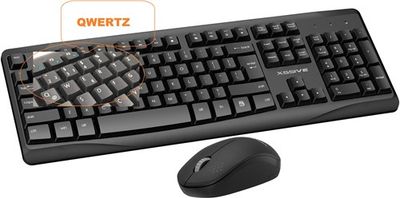 Xssive XSS-KMSET1 QWERTZ Wireless Keyboard+Mouse Set
