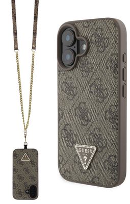Guess Hardcase PU-Quilted with Metal Logo Black for iPhone 16 Plus | Phonecase.nl