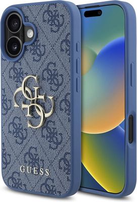 Guess iPhone 16 Plus Hardcase | 4G Large Logo &amp; Durable Protection | Phonecase.nl