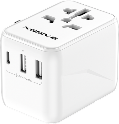 Xssive Worldwide Adapter XSS-TR3W - White
