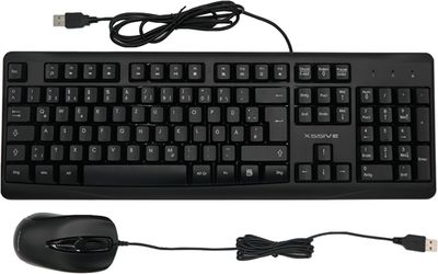 Xssive XSS-KMSET2 WIRED Keyboard &amp; Mouse Combo QWERTZ