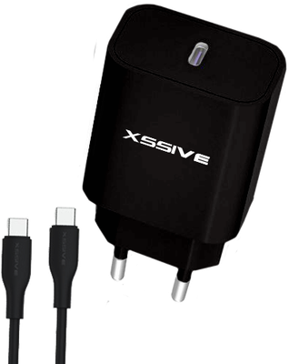 Xssive PD 20W Quick Charger+C-C Cable XSS-AC65NB