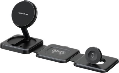 Xssive Foldable Wireless Charger 3in1 Magnetic Induction for USB-C XSS-STAND8