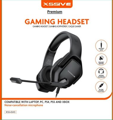 Xssive Gaming Headset Premium XSS-GH3 - Black