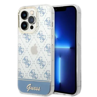 Guess iPhone 14 Pro Hardcase Backcover - 4G Pattern Script