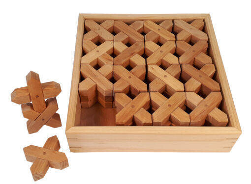 Bauspiel Blocs de construction en X - 45 pièces
