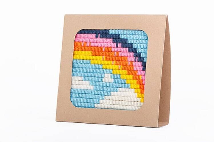 Kit de broderie Arc-en-ciel Sozo