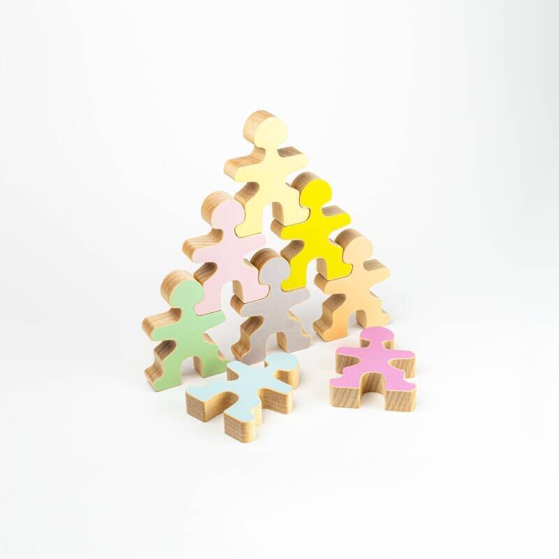 Flockmen Autocollants Couleur - Lot de 16
