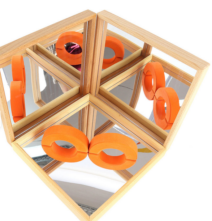 Ensemble de 4 miroirs Bauspiel