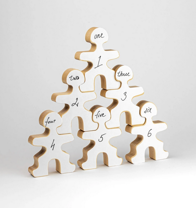 Flockmen Autocollants Blanc - Lot de 16