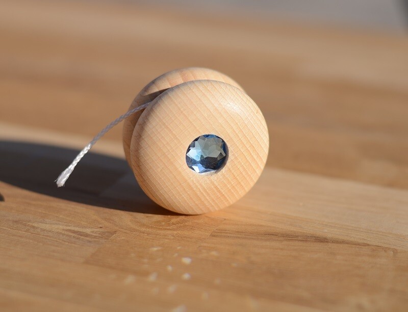 Yo-yo en bois Bauspiel