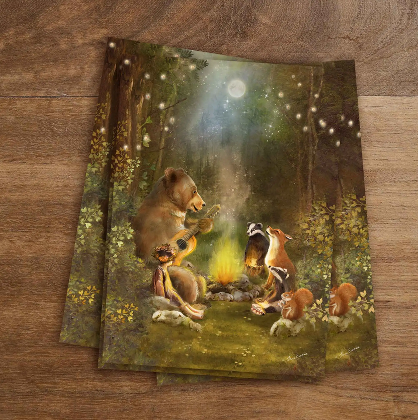 Carte postale Campfire Song