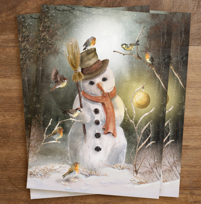 Carte postale Enchanted Snowman