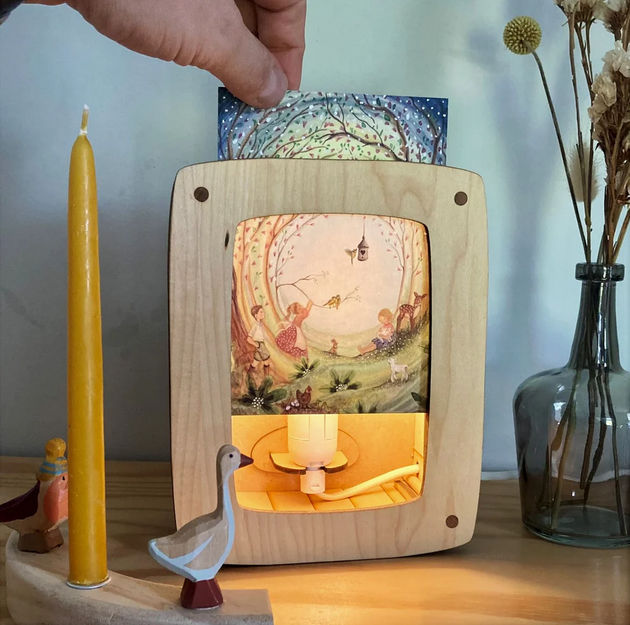 Lampe en bois pour Carte Postale Premium  Maple Luminae